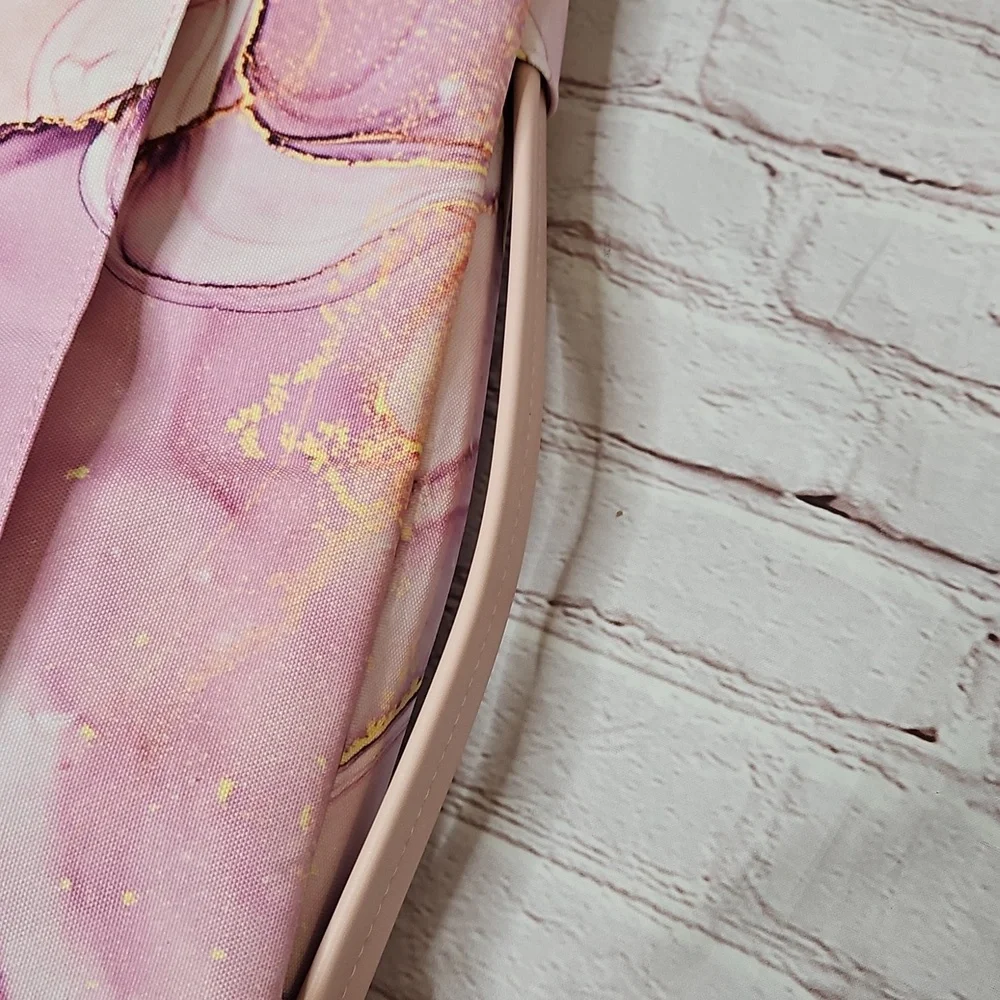 Mosiso Pink/Blue/Yellow Marbled Canvas Laptop Sleeve